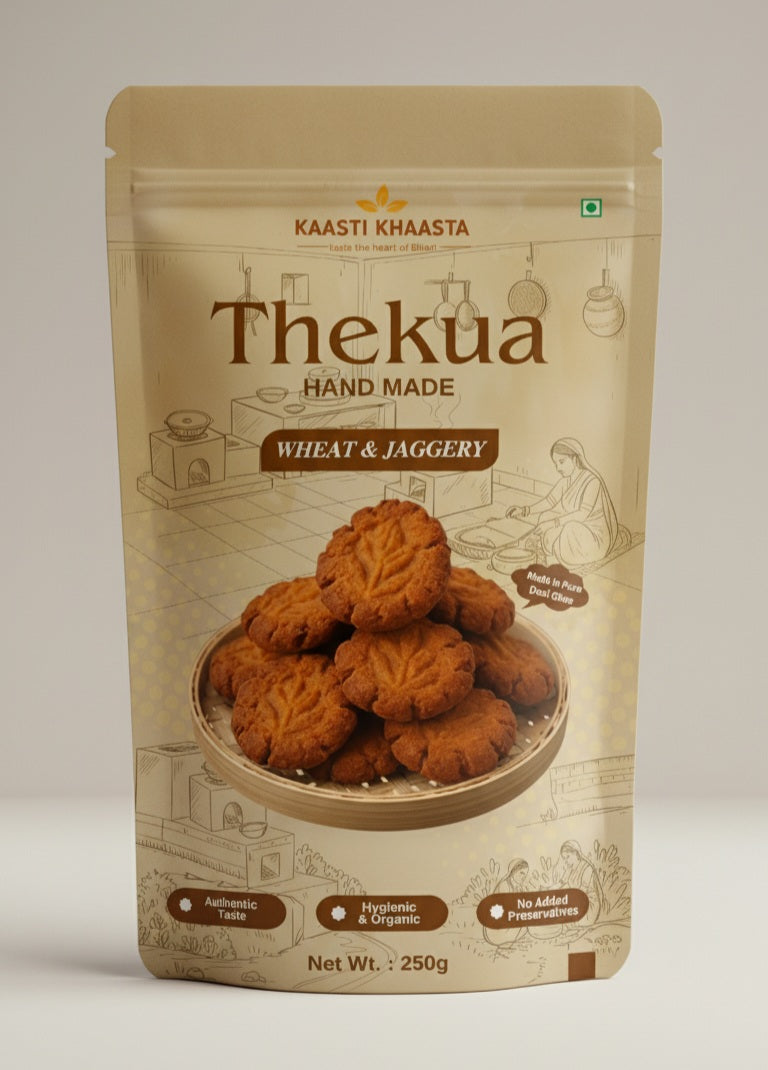 Traditional Bihari Thekua (Wheat & Jaggery)