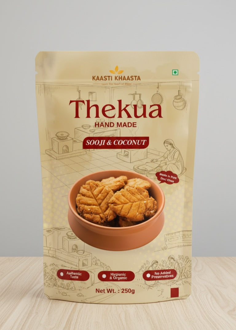 Traditional Bihari Thekua (Sooji & Coconut)